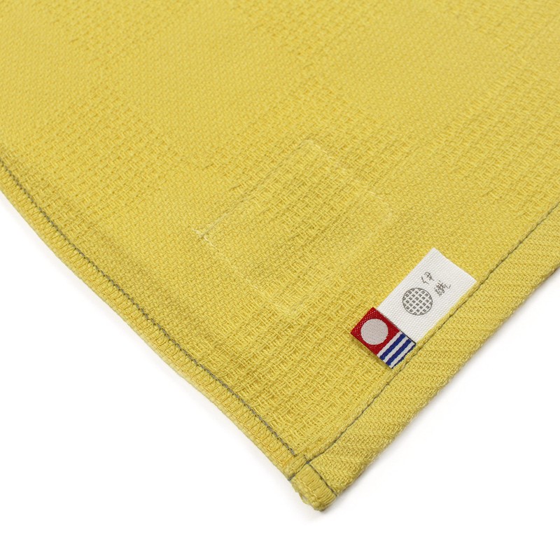 Imabari Towel Iori Non-Pile (Non-Pile) Face Towel (Lemon)