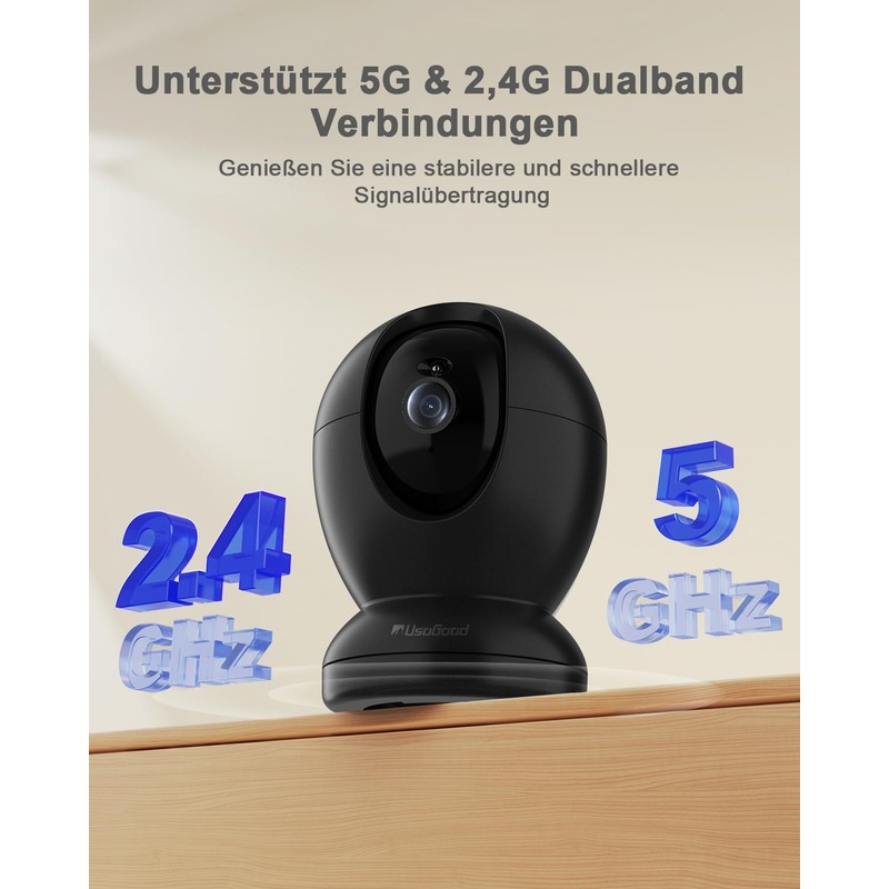 usogood 4MP Internal WiFi Camera, Motion Detection and Tracking and