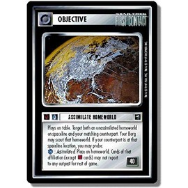 Decipher Star Trek CCG 1E FC First Contact Assimilate HOMEWORLD 65R