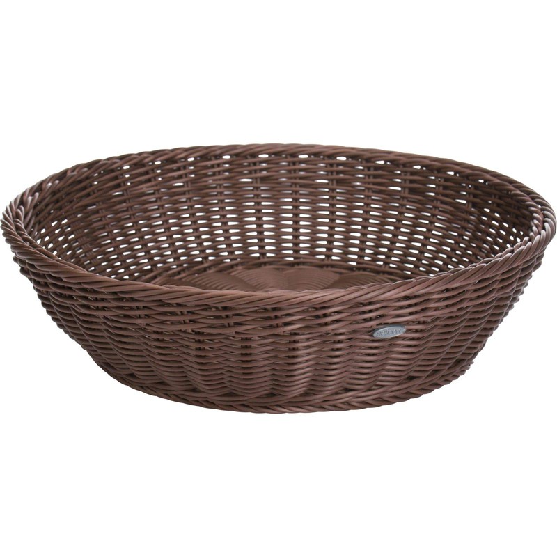 Saleen Round Bowl, polypropylene Brown, 37 x 37 x 9