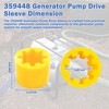Showingo 359448 Generator Pump Drive Sleeve 8 Splines Compatible With