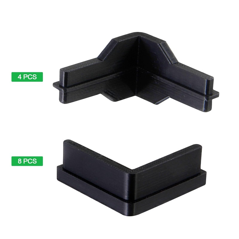 YINARONG Post Insert Corner Connector, Feet, and Caps Compatible Shelving