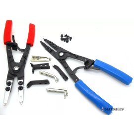 CAL/AJ New 10-1/2" Snap Ring CIRCLIP Remover Installer Retaining O Ring Pliers
