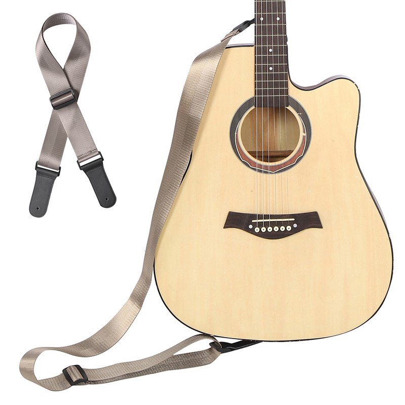Guitar Strap Acoustic Electric Bass Ukulele Nylon Belt Adjustable TopGrain