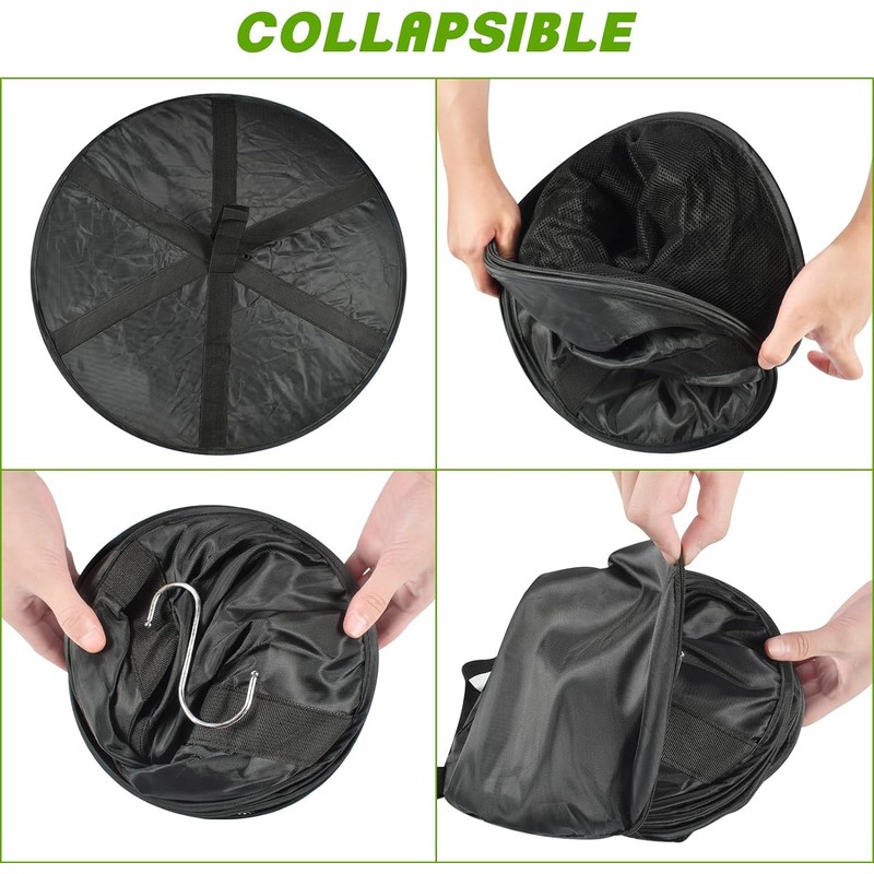 Forhome 4-Layer Drying Nets for Hanging, Drying Net Herbs, Foldable