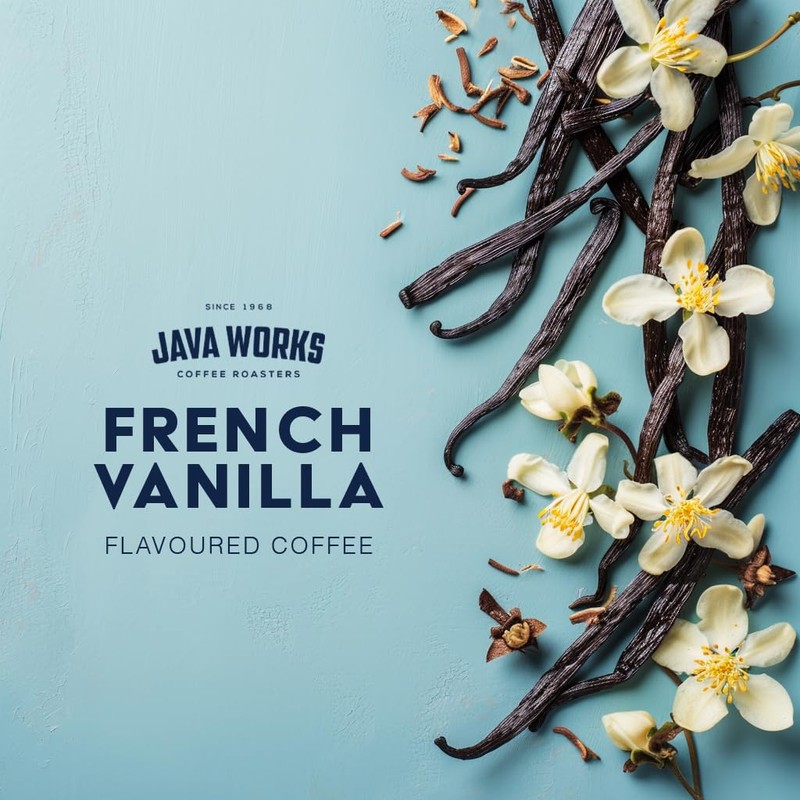 Java Works Coffee - French Vanilla Flavored Coffee | 12