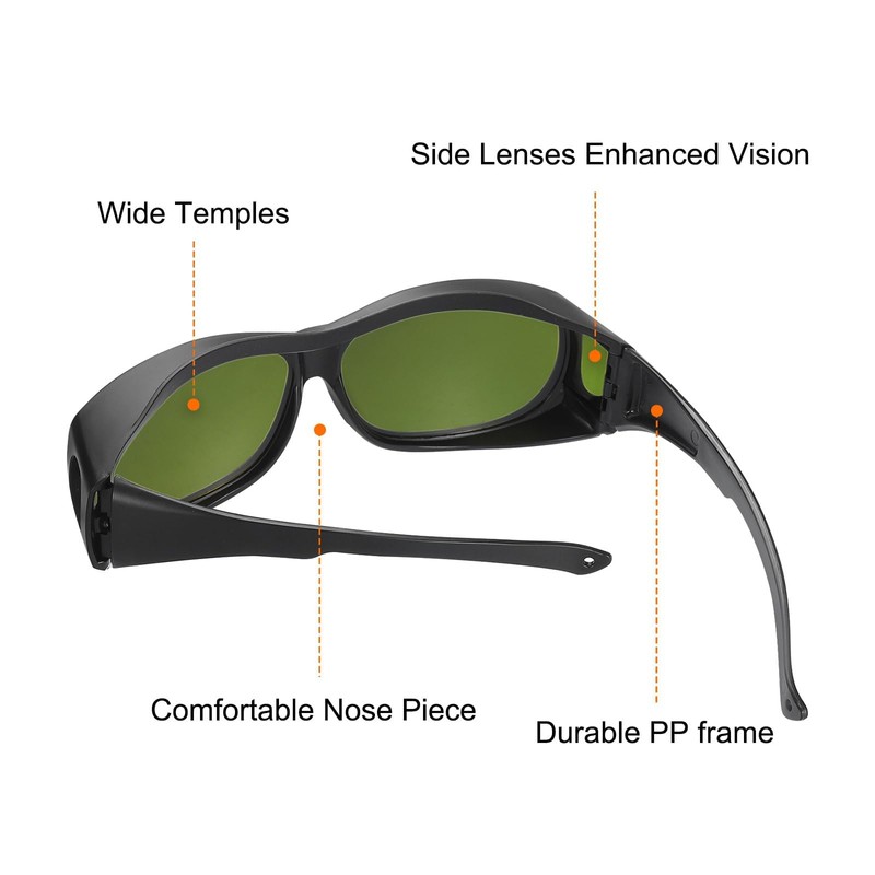 HARFINGTON Welding Safety Glasses IR Shade 3 Green PPE Protective