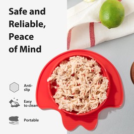 Li&Zhao Chicken Shredder Tool Twist - Meat Shredder Tool Twist Kitchen Food Shredder Chicken Breast Shredder for Pork, Beef, Chicken(Red)