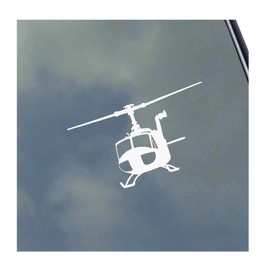 Huey Helicopter Pilot In Flight vinyl sticker decal Vietnam Veteran Army Air Force Marines Navy