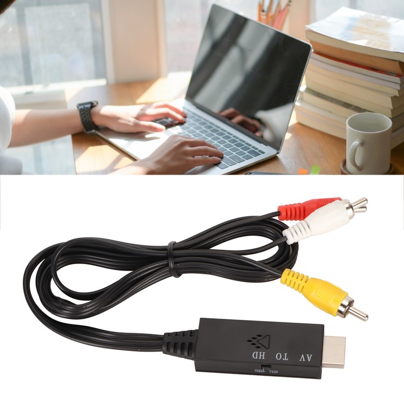RCA to HD Multimedia Interface Converter Support 720P to 1080P