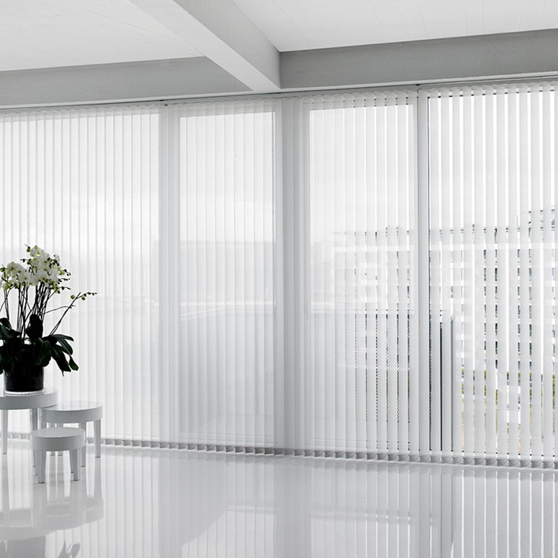 5 Pack 82.5" Vertical Replacement Blinds PVC Vertical Window Blinds