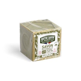 Maître Savon de Marseille | Jabón Orgánico Oliva en Cubo Hipoalergenico, Hecho en Marsella 100% de Aceites Vegetales Puros, Sin Parabenos, 300 g.
