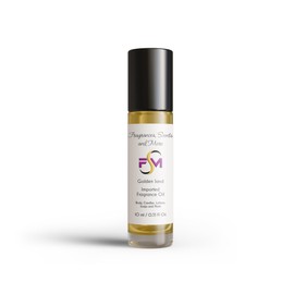 Fragrances, Scents and More Golden Sand Imported Fragrance Oil - 0.33 Fl Oz Glass Roll On (10ml)