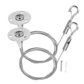 COHEALI 2pcs Picture Rail Hanging Kit Wire for Pictures Artworks Frames Versatile Reliable Hanging Wire for Easy Installation Stylish Display Home Gallery Museum