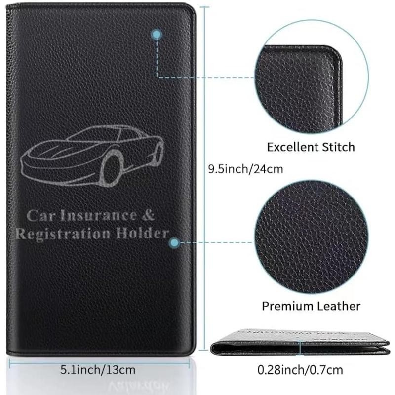 Advanced car registration and insurance card holders, car document holders