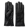 MESSERIO Touchscreen Cashmere lined gloves (Black, X-Large)