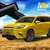 Extra Durable Window Deflectors Tape-On Window Visors Rain Guards Fit