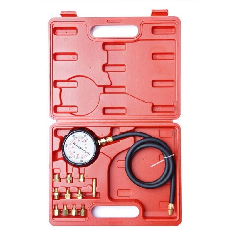 CarBole 0-500PSI Oil Pressure Test Kit Engine Gauge Diagnostic Tester