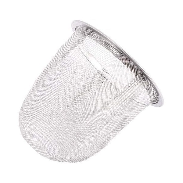 Silver 6cm Reusable Stainless Steel Tea Infuser Mesh Strainer, Metal