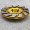 EMSea 2Pcs Diamond Grinding Disc 4 Inch Concrete Grinding Cup