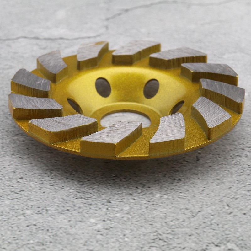 EMSea 2Pcs Diamond Grinding Disc 4 Inch Concrete Grinding Cup