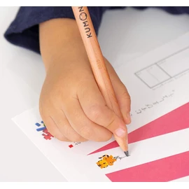 Kumon KUMON Children's Pencil 6B x 1, Triangle Pencil Cap x 1, Grip Support x 1, Children's Pencil Sharpener Blue x 1, Beginner Set