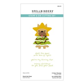 Deck The Paws Clear Stamp & Die Set from The Merry Mischief Collection
