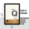 nielsen Quadrum Wooden Picture Frame Black A4, 21x29.7cm with Float