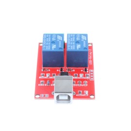 NOYITO 2-Channel 5V Computer USB Control Switch Relay Module Drive-Free Relay Module Plug and Play Suitable for PC Smart Controller