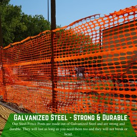 Farm Plastic Supply - Steel Fence Posts - 5-Ft, 25-Pack