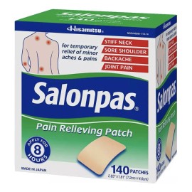 Salonpas Parches Alivio Del Dolor (140) Unidades.