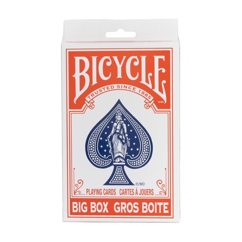 Bicycle Big Box Playing Cards - Red