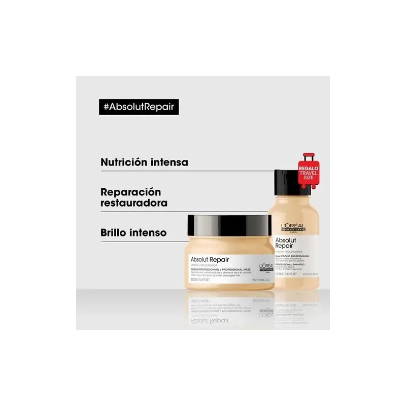 Kit Absolut Repair Shampoo + Mascarilla L'oreál Profesionnel