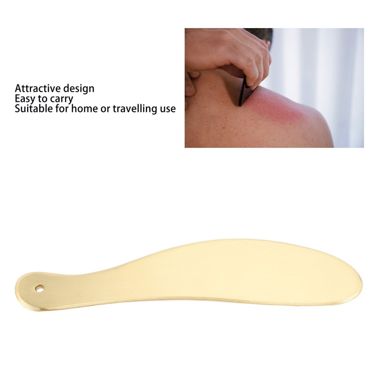 Copper Gua Sha Scraper Portable Relieve Skin Fatigue Massage Copper