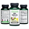 Siberian Green Milk Thistle Oil Capsules 200 Softgels Wild Harvested