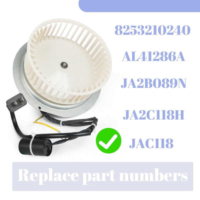 Upgraded 0695B000 Bathroom Fan Motor Assembly | Compatible with QT80