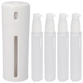 WELL ORIGIN: Travel Bottle, 4 in 1 Japanese Label Included, 1.4 fl oz (40 ml), Cosmetics, Refill Container, Lotion, Leak Proof, Bottle, Travel, Business Trips, Carry-on Compatible, Portable,