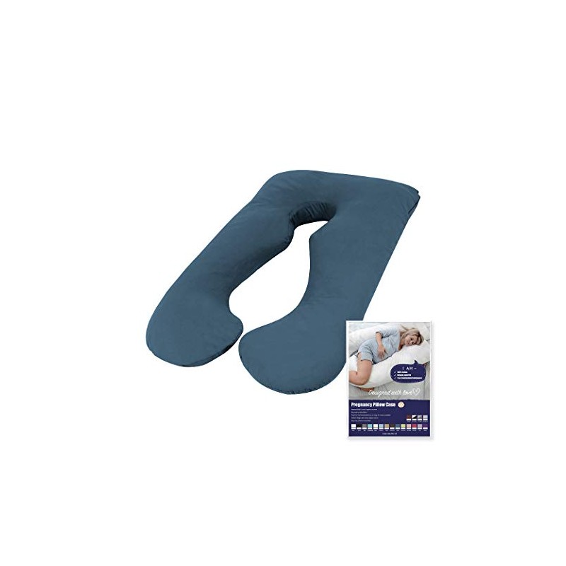 Woolcomfort Australian Made Pregnancy/Maternity/Nursing Pillow Pillowcase (Ocean Pillowcase ONLY)