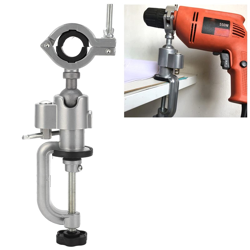 FLEXMAN Electric Drill Stand, 360 Degree Electric Rotary Tool Holder,