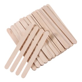 200/500/1000pcs 4.5 Inch Wooden Craft Sticks, Hair Removal Wax Sticks for Eyebrow and Body, Wax Wiping Tools,Natural Wood Popsicle Ice Cream Sticks,Art Projects DIY Wood Crafts