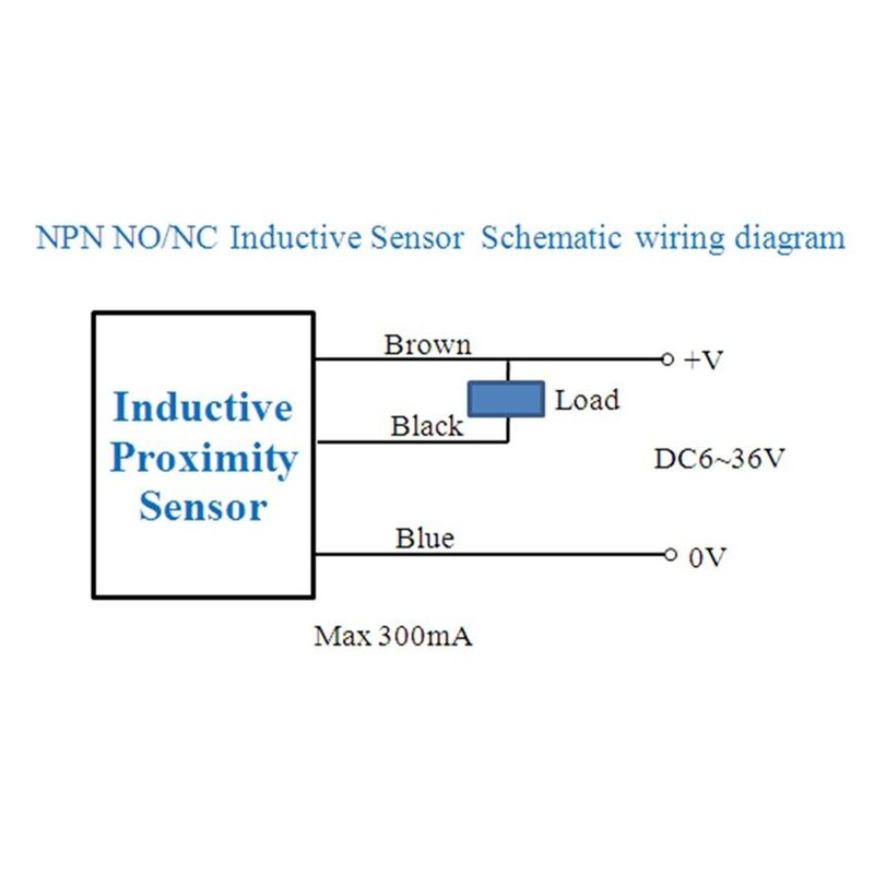 Proximity Sensor Approach Inductive Sensor Switch 2 Wire Normally Open