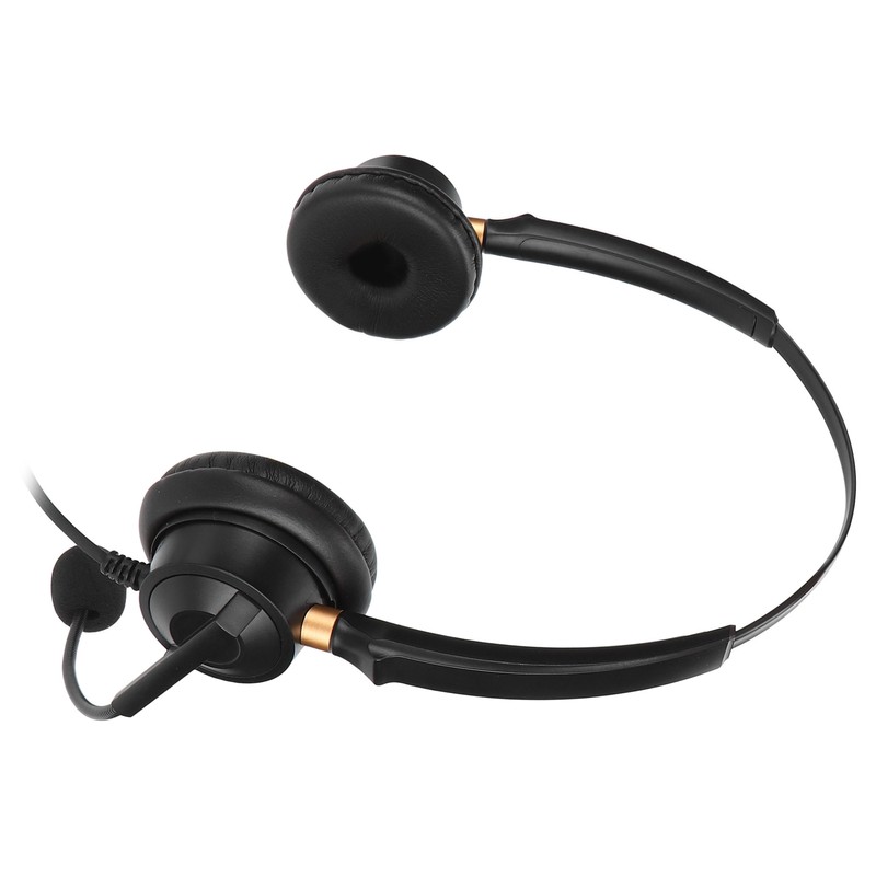 H600D‑2.5 Telephone Headset Call Center Noise Cancelling Corded Binaural Customer