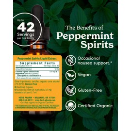 Herb Pharm, Peppermint Spirits Organic, 1 Fl Oz