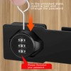 VIDYSUFYR Password Rotary Hasp Locks, 90 Degree Door Security Slide
