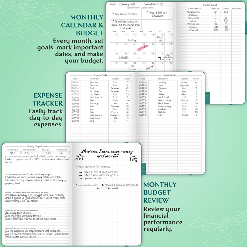 Legend Budget Planner – Financial Organizer Book. Money Account &