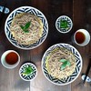 Minisara Soba Dinnerware Set, Zaru Soba Set, Edo Pattern, For
