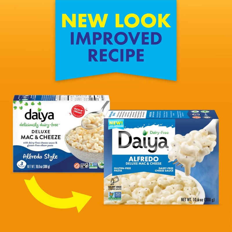 Daiya Dairy Free Gluten Free Alfredo Deluxe Mac & Cheese,