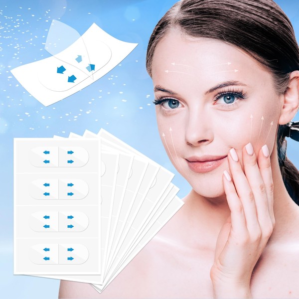 Netlkjonk Face Lifting Tape Invisible,156PCS Face Lift Tape Invisible Neck