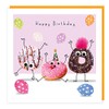 Greeting Card Funny Doughnuts Happy Birthday Card – Googly Eyes