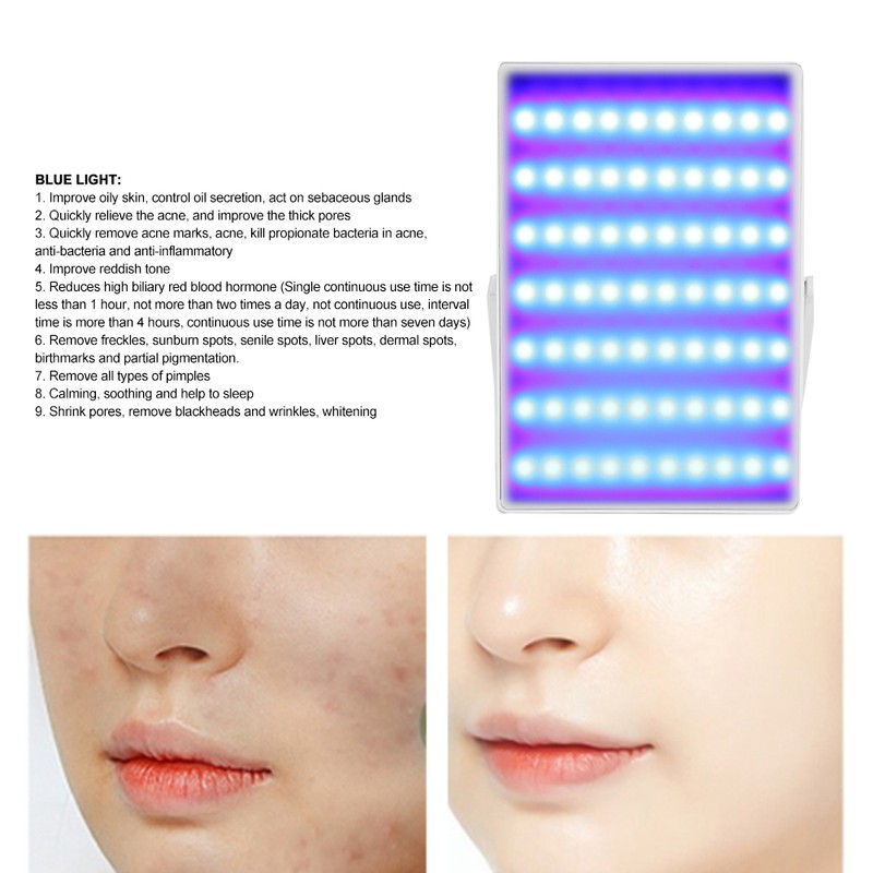 Photon Skin Rejuvenation Machine Red Blue Light Therapy Acne Removal